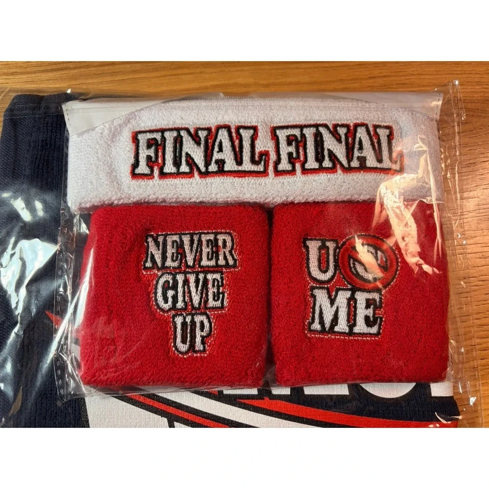 WWE John Cena Official Final Farewell Tour 2025 Washington D.C. Sweatband &Towel